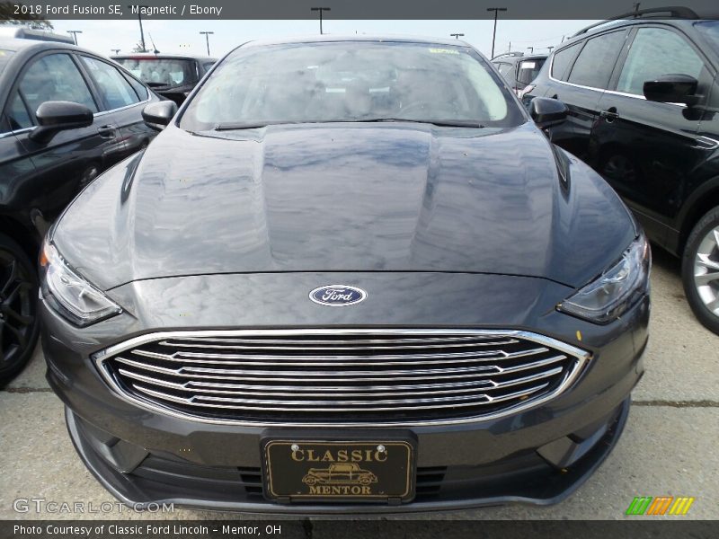 Magnetic / Ebony 2018 Ford Fusion SE