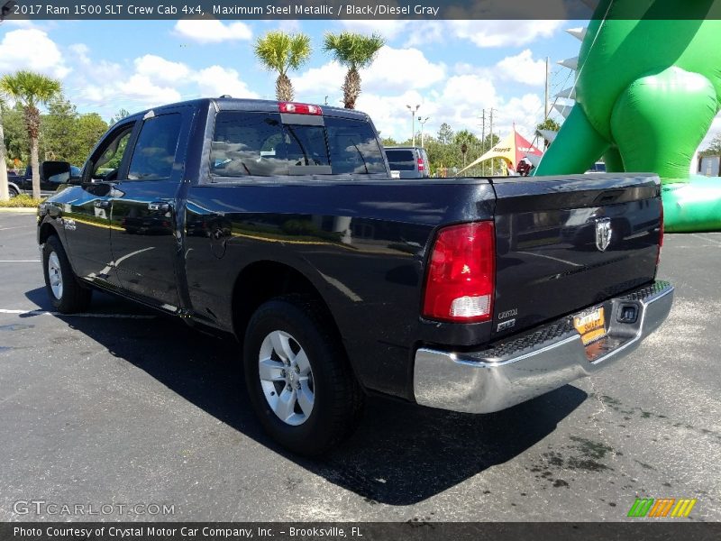 Maximum Steel Metallic / Black/Diesel Gray 2017 Ram 1500 SLT Crew Cab 4x4
