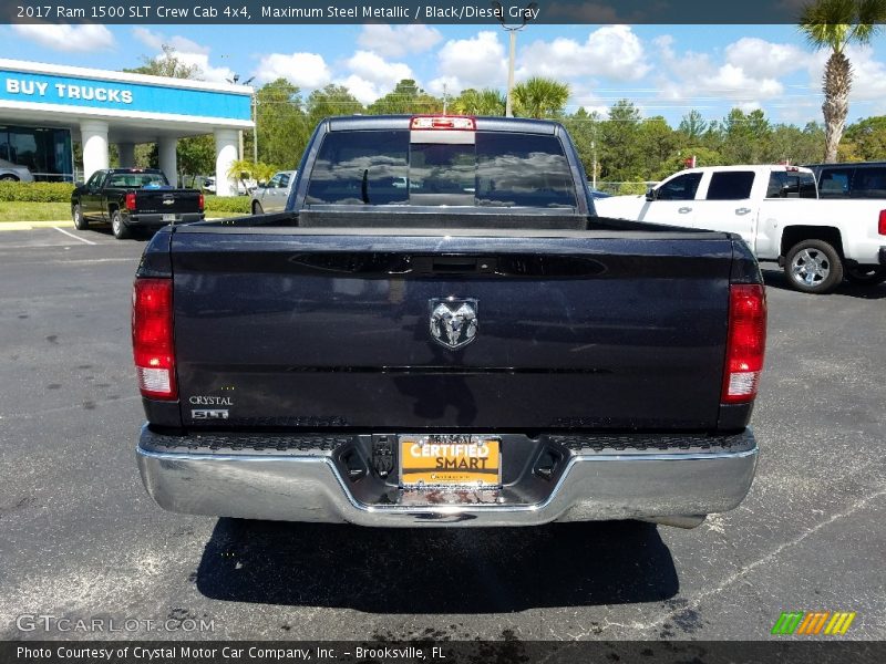 Maximum Steel Metallic / Black/Diesel Gray 2017 Ram 1500 SLT Crew Cab 4x4