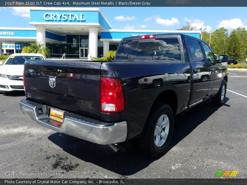 Maximum Steel Metallic / Black/Diesel Gray 2017 Ram 1500 SLT Crew Cab 4x4
