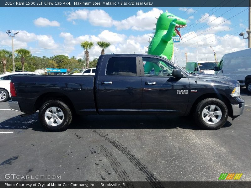 Maximum Steel Metallic / Black/Diesel Gray 2017 Ram 1500 SLT Crew Cab 4x4