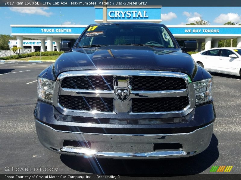 Maximum Steel Metallic / Black/Diesel Gray 2017 Ram 1500 SLT Crew Cab 4x4