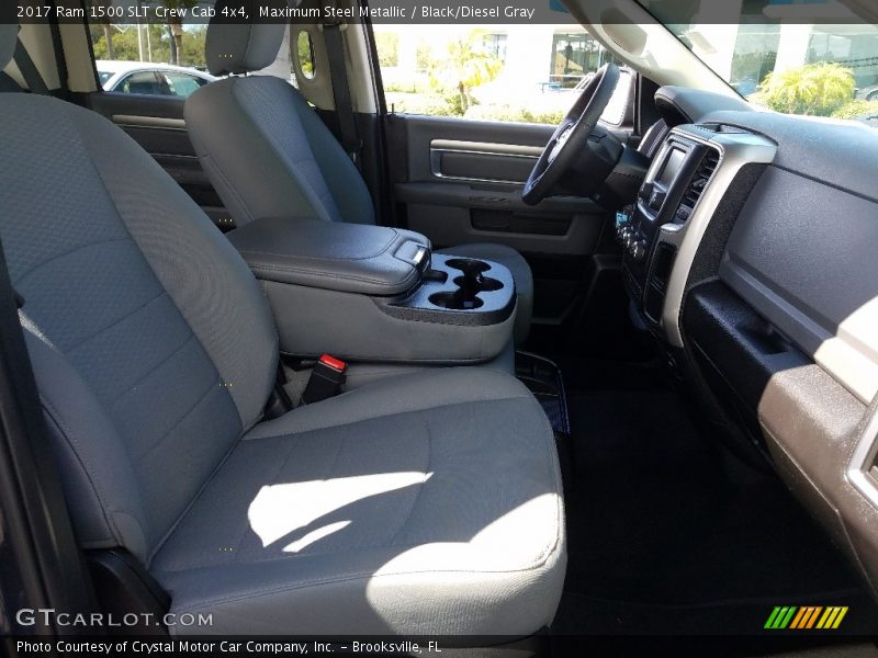 Maximum Steel Metallic / Black/Diesel Gray 2017 Ram 1500 SLT Crew Cab 4x4