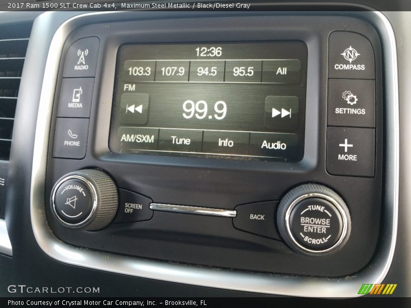 Maximum Steel Metallic / Black/Diesel Gray 2017 Ram 1500 SLT Crew Cab 4x4