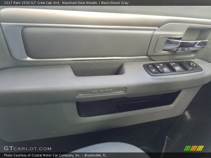 Maximum Steel Metallic / Black/Diesel Gray 2017 Ram 1500 SLT Crew Cab 4x4