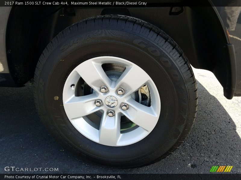 Maximum Steel Metallic / Black/Diesel Gray 2017 Ram 1500 SLT Crew Cab 4x4