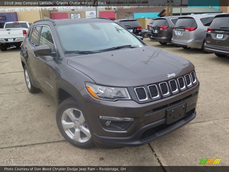 Granite Crystal Metallic / Black 2018 Jeep Compass Latitude