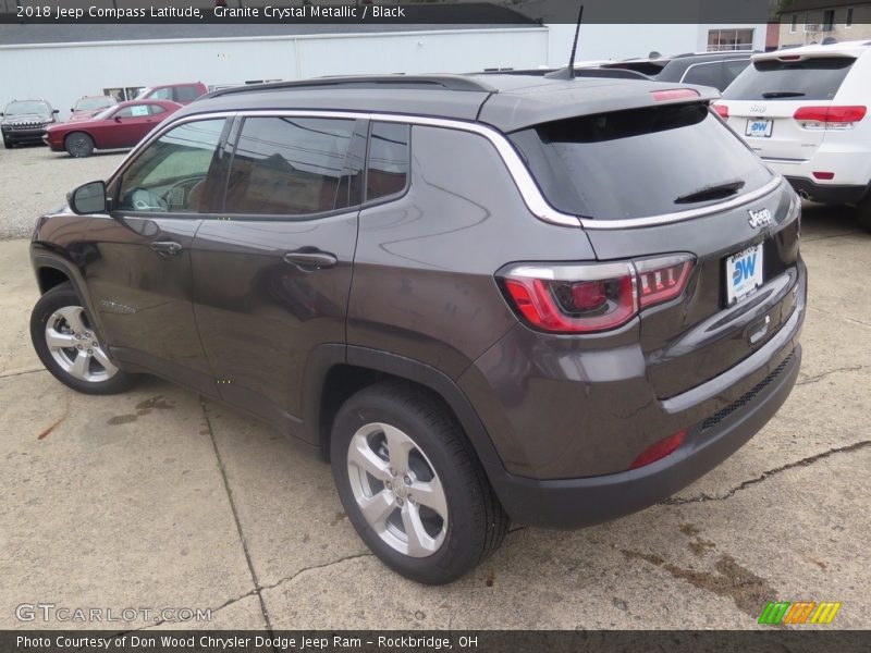 Granite Crystal Metallic / Black 2018 Jeep Compass Latitude
