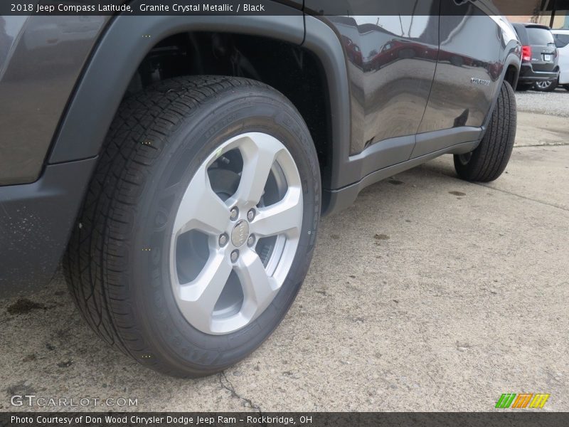 Granite Crystal Metallic / Black 2018 Jeep Compass Latitude