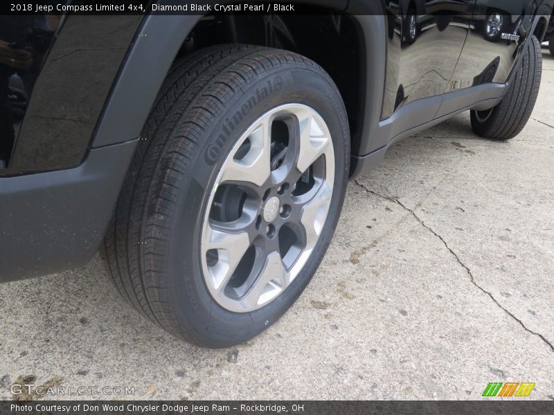Diamond Black Crystal Pearl / Black 2018 Jeep Compass Limited 4x4