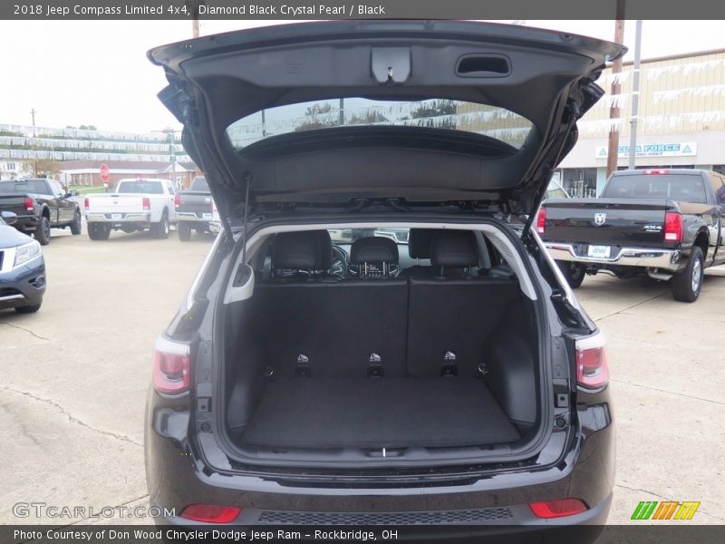 Diamond Black Crystal Pearl / Black 2018 Jeep Compass Limited 4x4