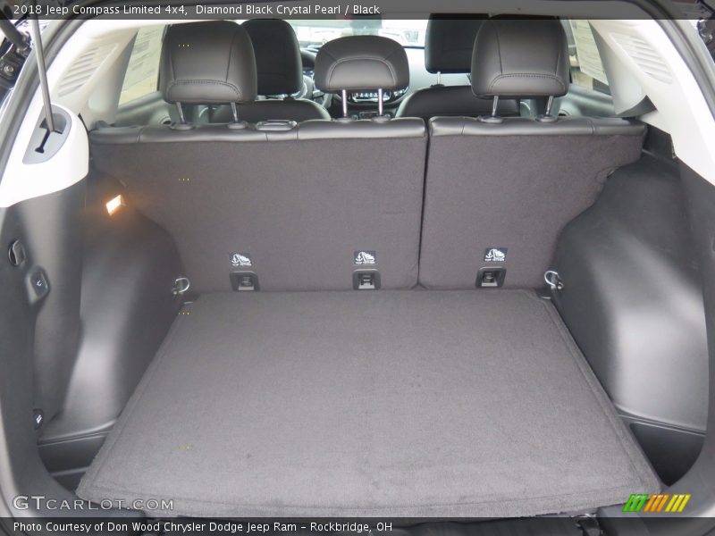 Diamond Black Crystal Pearl / Black 2018 Jeep Compass Limited 4x4