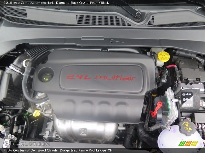 Diamond Black Crystal Pearl / Black 2018 Jeep Compass Limited 4x4