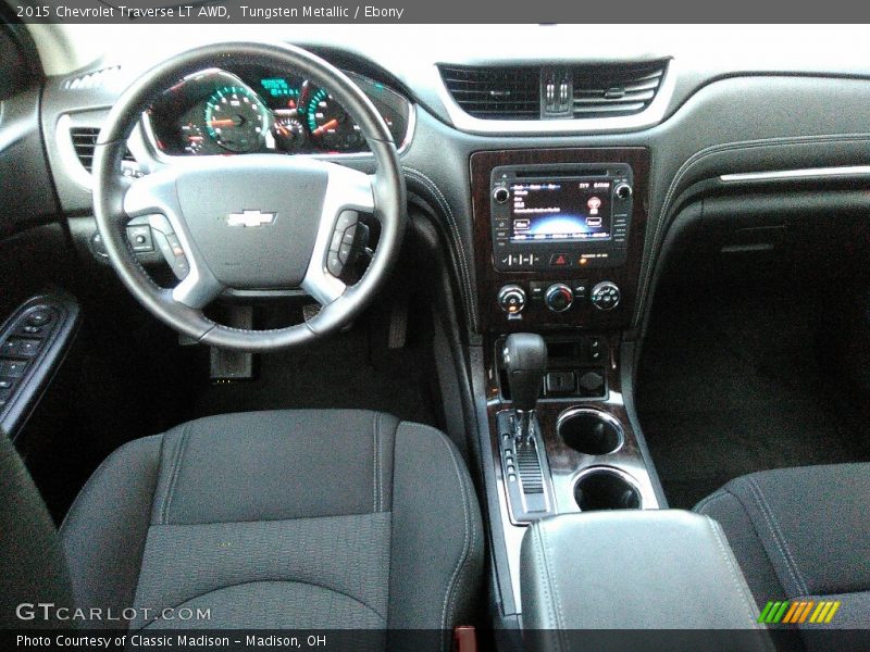 Tungsten Metallic / Ebony 2015 Chevrolet Traverse LT AWD