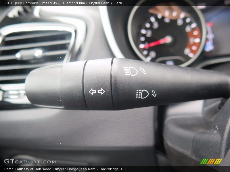 Diamond Black Crystal Pearl / Black 2018 Jeep Compass Limited 4x4
