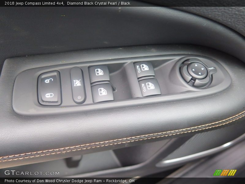 Diamond Black Crystal Pearl / Black 2018 Jeep Compass Limited 4x4
