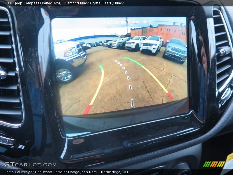 Diamond Black Crystal Pearl / Black 2018 Jeep Compass Limited 4x4