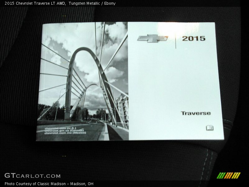 Tungsten Metallic / Ebony 2015 Chevrolet Traverse LT AWD