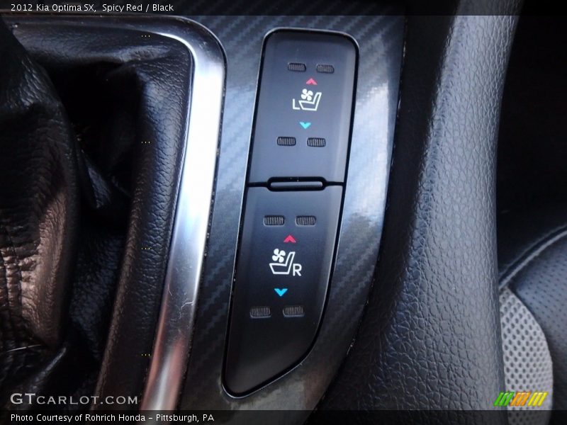 Spicy Red / Black 2012 Kia Optima SX
