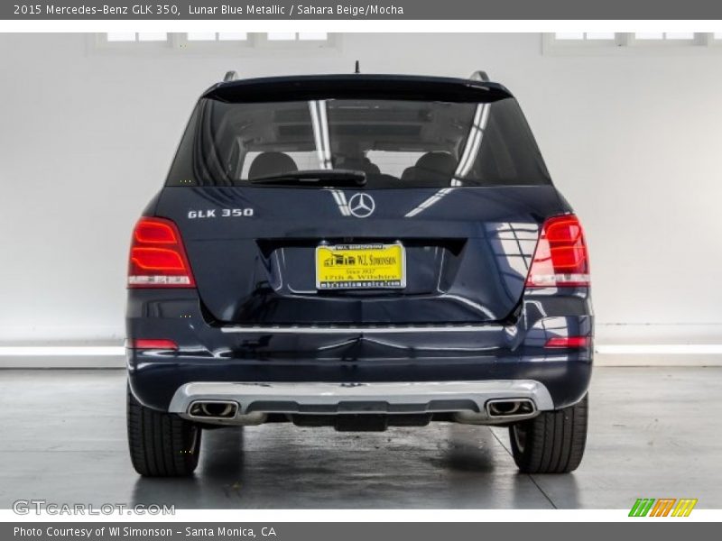 Lunar Blue Metallic / Sahara Beige/Mocha 2015 Mercedes-Benz GLK 350