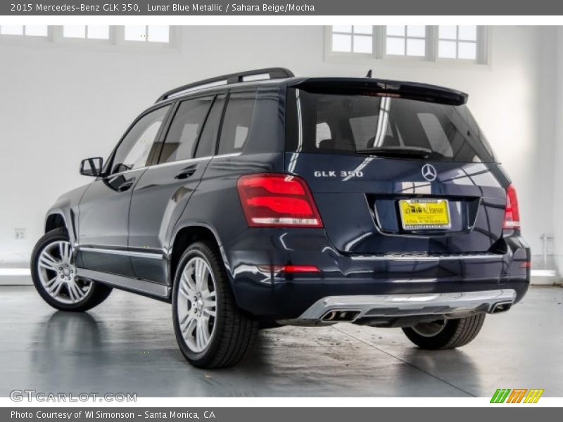 Lunar Blue Metallic / Sahara Beige/Mocha 2015 Mercedes-Benz GLK 350