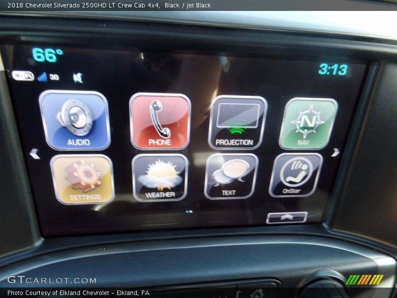 Black / Jet Black 2018 Chevrolet Silverado 2500HD LT Crew Cab 4x4