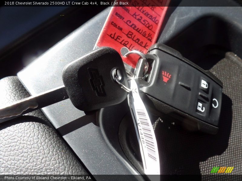 Black / Jet Black 2018 Chevrolet Silverado 2500HD LT Crew Cab 4x4