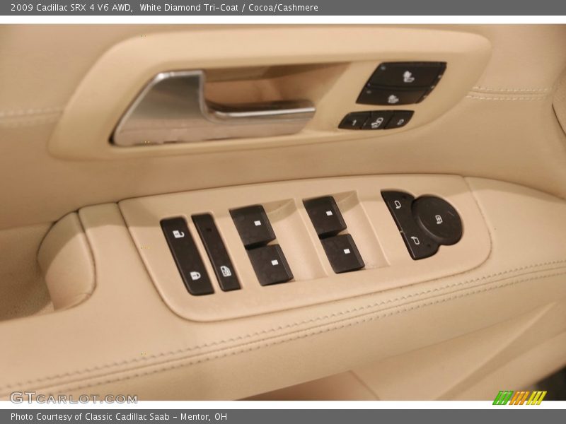 White Diamond Tri-Coat / Cocoa/Cashmere 2009 Cadillac SRX 4 V6 AWD