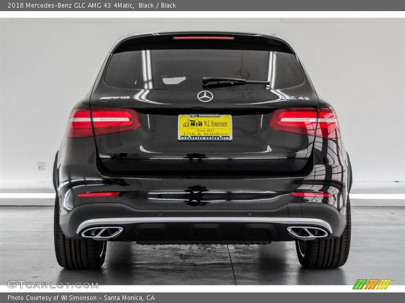 Black / Black 2018 Mercedes-Benz GLC AMG 43 4Matic