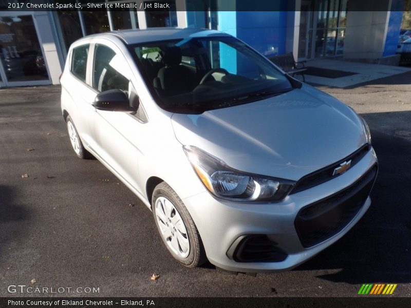 Silver Ice Metallic / Jet Black 2017 Chevrolet Spark LS