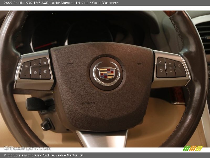 White Diamond Tri-Coat / Cocoa/Cashmere 2009 Cadillac SRX 4 V6 AWD