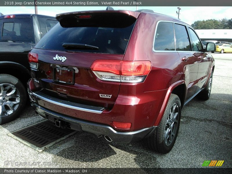 Velvet Red Pearl / Black 2018 Jeep Grand Cherokee Limited 4x4 Sterling Edition