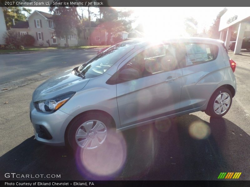 Silver Ice Metallic / Jet Black 2017 Chevrolet Spark LS