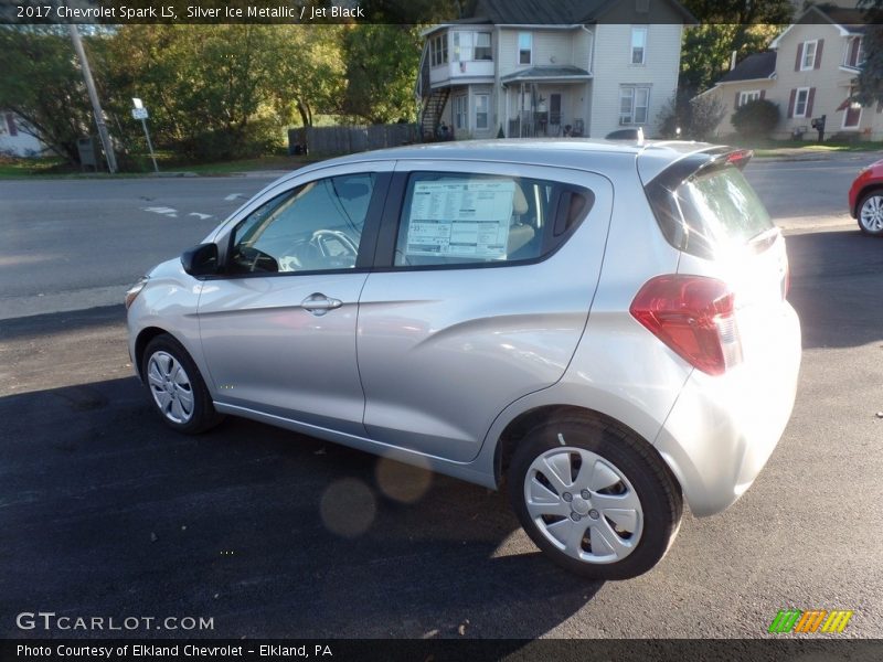 Silver Ice Metallic / Jet Black 2017 Chevrolet Spark LS