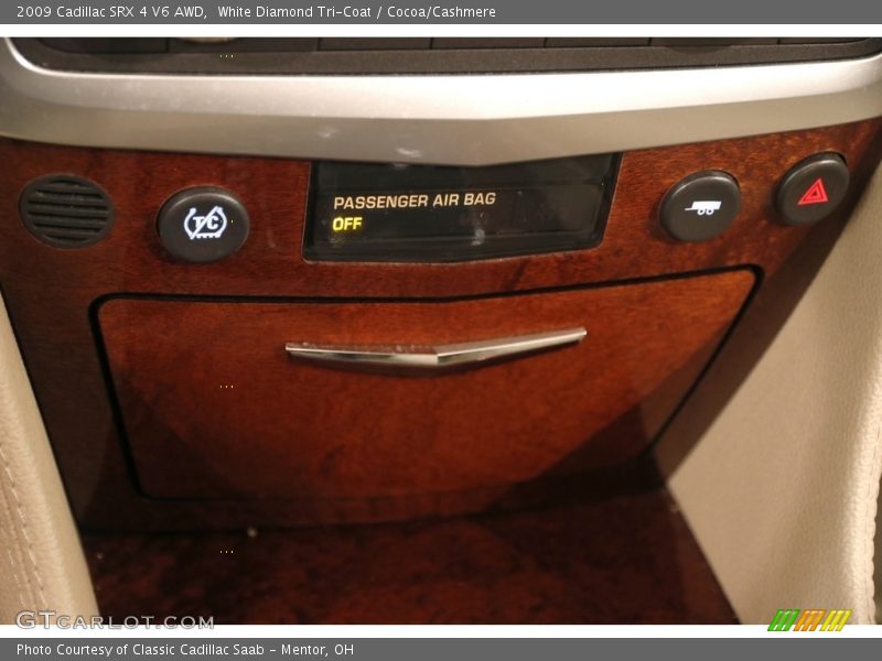 White Diamond Tri-Coat / Cocoa/Cashmere 2009 Cadillac SRX 4 V6 AWD