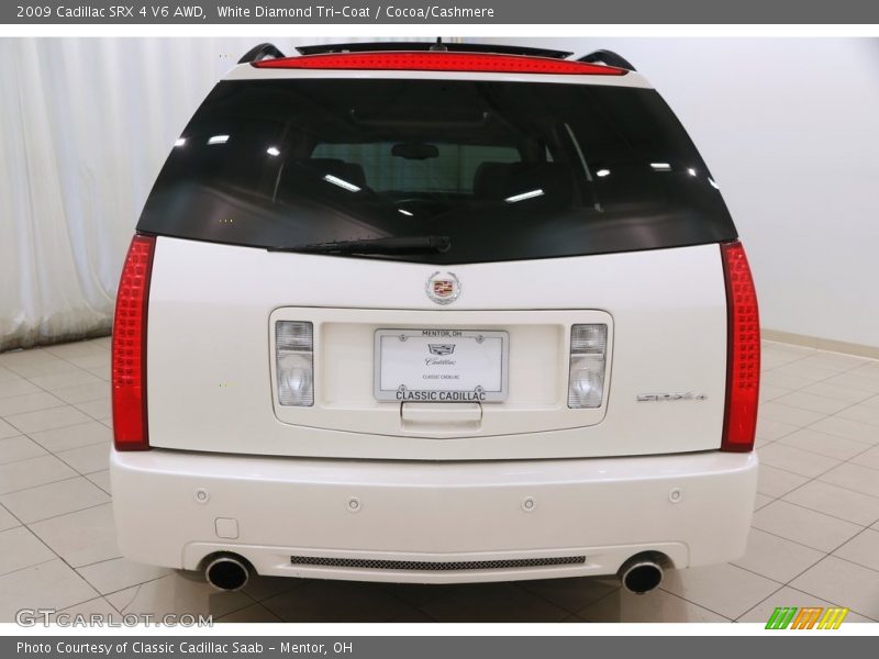 White Diamond Tri-Coat / Cocoa/Cashmere 2009 Cadillac SRX 4 V6 AWD