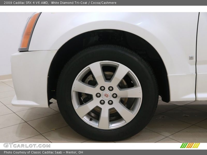 White Diamond Tri-Coat / Cocoa/Cashmere 2009 Cadillac SRX 4 V6 AWD