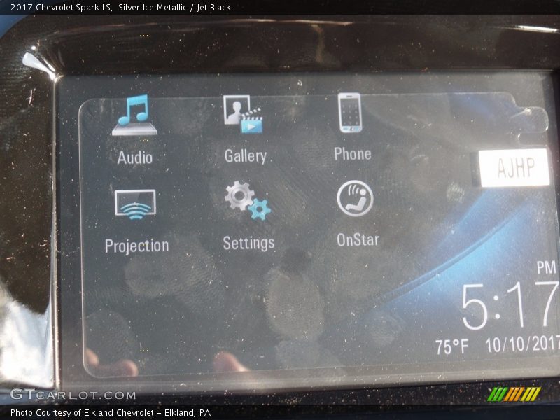Silver Ice Metallic / Jet Black 2017 Chevrolet Spark LS