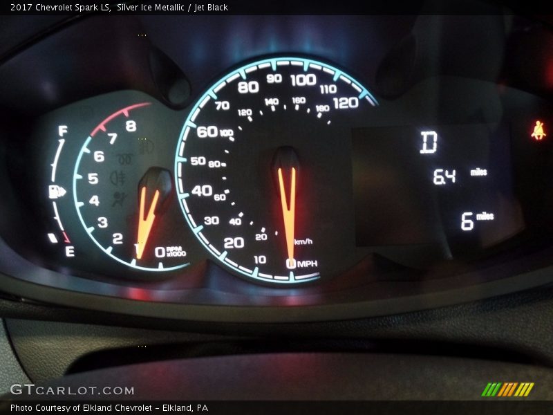 Silver Ice Metallic / Jet Black 2017 Chevrolet Spark LS