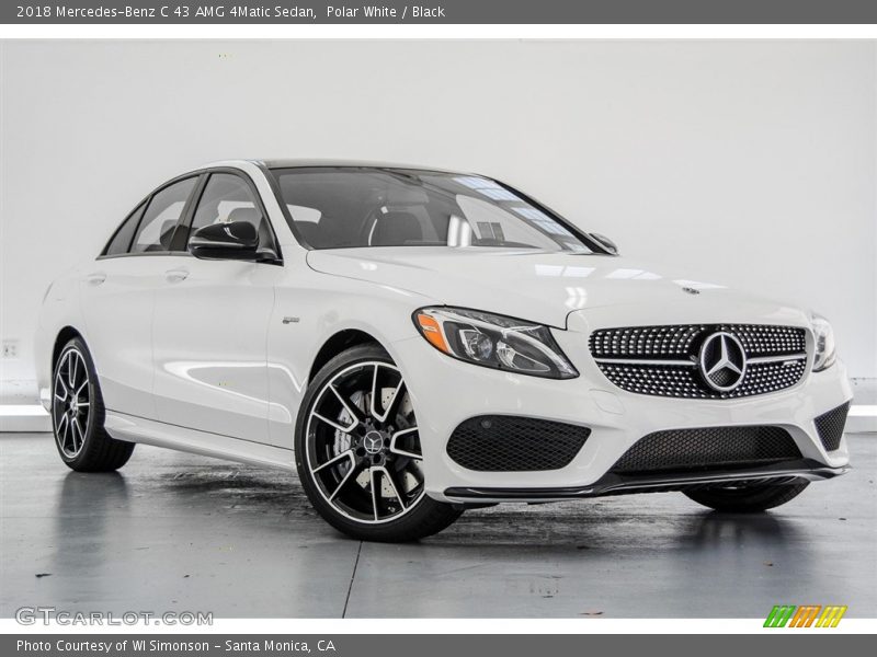 Front 3/4 View of 2018 C 43 AMG 4Matic Sedan