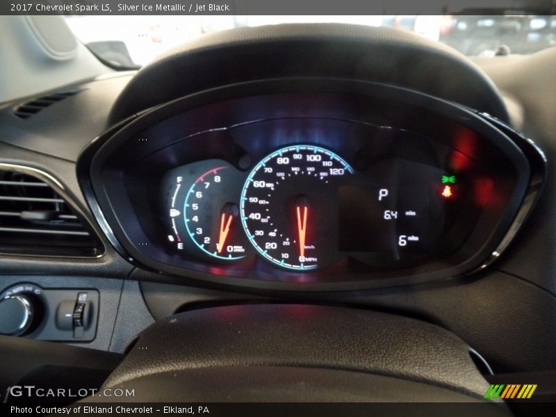 Silver Ice Metallic / Jet Black 2017 Chevrolet Spark LS