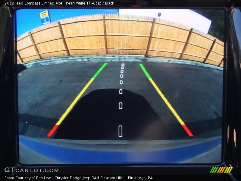 Pearl White Tri–Coat / Black 2018 Jeep Compass Limited 4x4