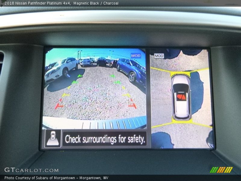 Magnetic Black / Charcoal 2018 Nissan Pathfinder Platinum 4x4