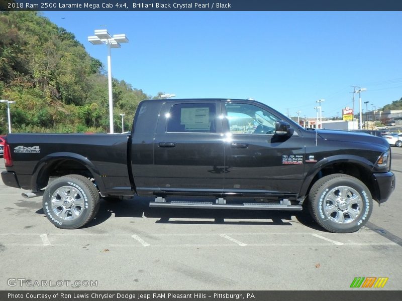  2018 2500 Laramie Mega Cab 4x4 Brilliant Black Crystal Pearl