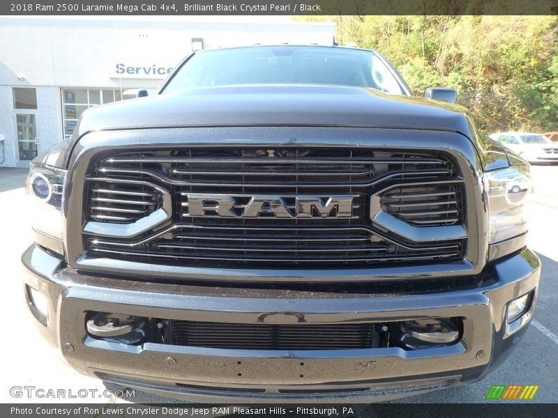 Brilliant Black Crystal Pearl / Black 2018 Ram 2500 Laramie Mega Cab 4x4