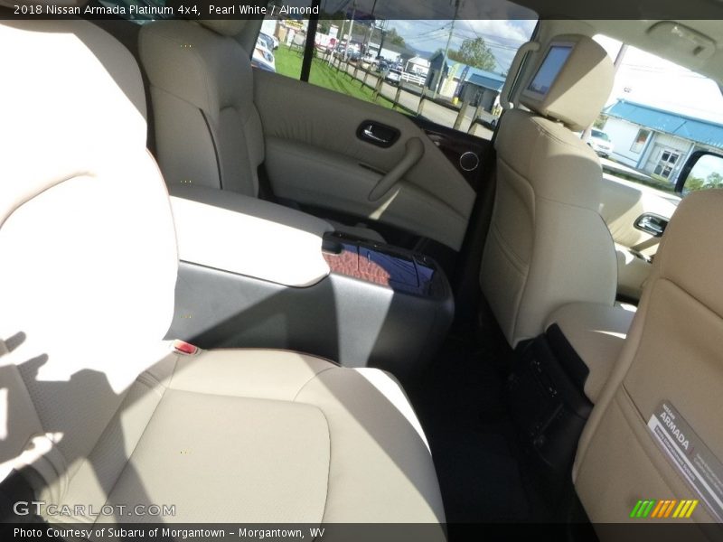 Pearl White / Almond 2018 Nissan Armada Platinum 4x4