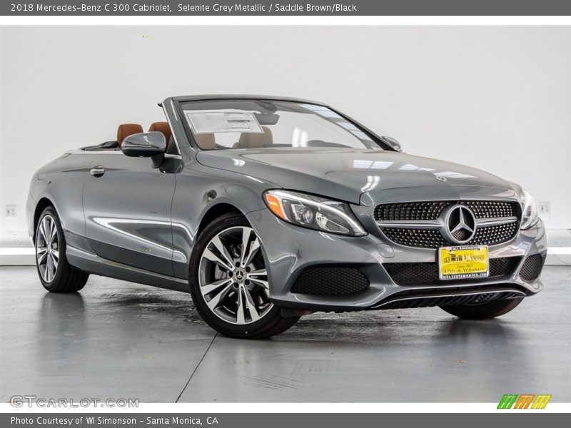 Front 3/4 View of 2018 C 300 Cabriolet