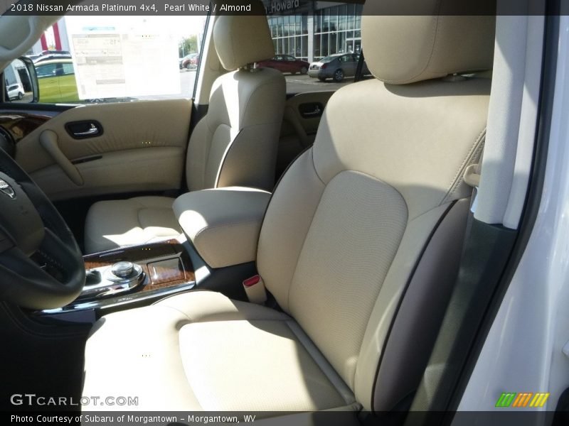 Pearl White / Almond 2018 Nissan Armada Platinum 4x4