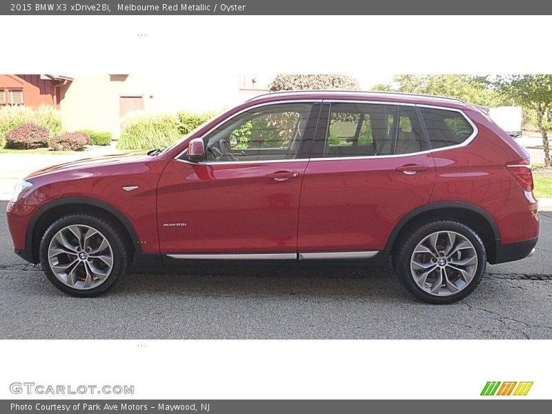 Melbourne Red Metallic / Oyster 2015 BMW X3 xDrive28i