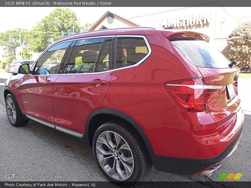 Melbourne Red Metallic / Oyster 2015 BMW X3 xDrive28i